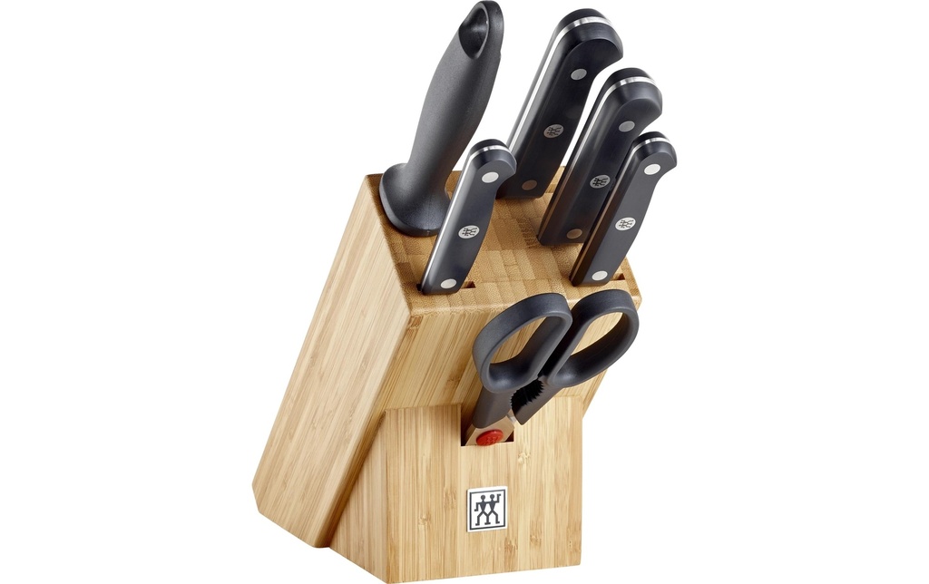 Zwilling Kits de bloc de couteaux avec couteaux Gourmet Nature, 7 pièces