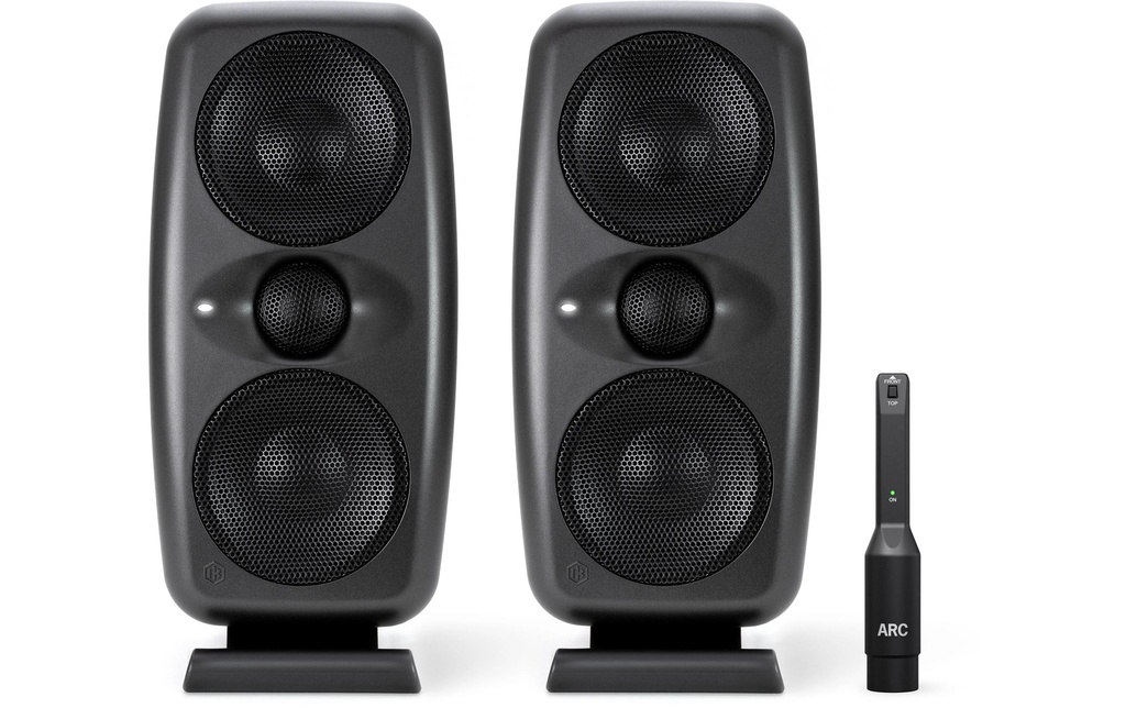 IK Multimedia Moniteurs de studio iLoud MTM MKII Pair Bundle Noir