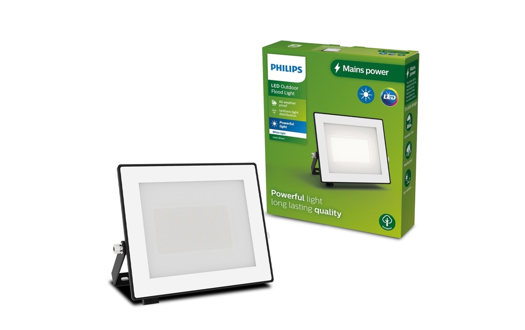Philips Projecteur Lois 30W 3000K IP65 noir 30 W