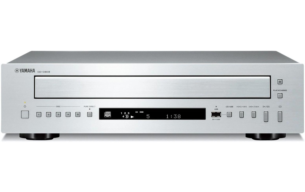 Yamaha Caricatore CD CD-C603 Argenté