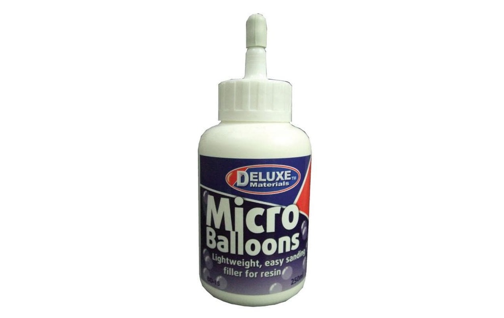 Deluxe Materials Enduit céramique Microballoons 250 ml, Blanc