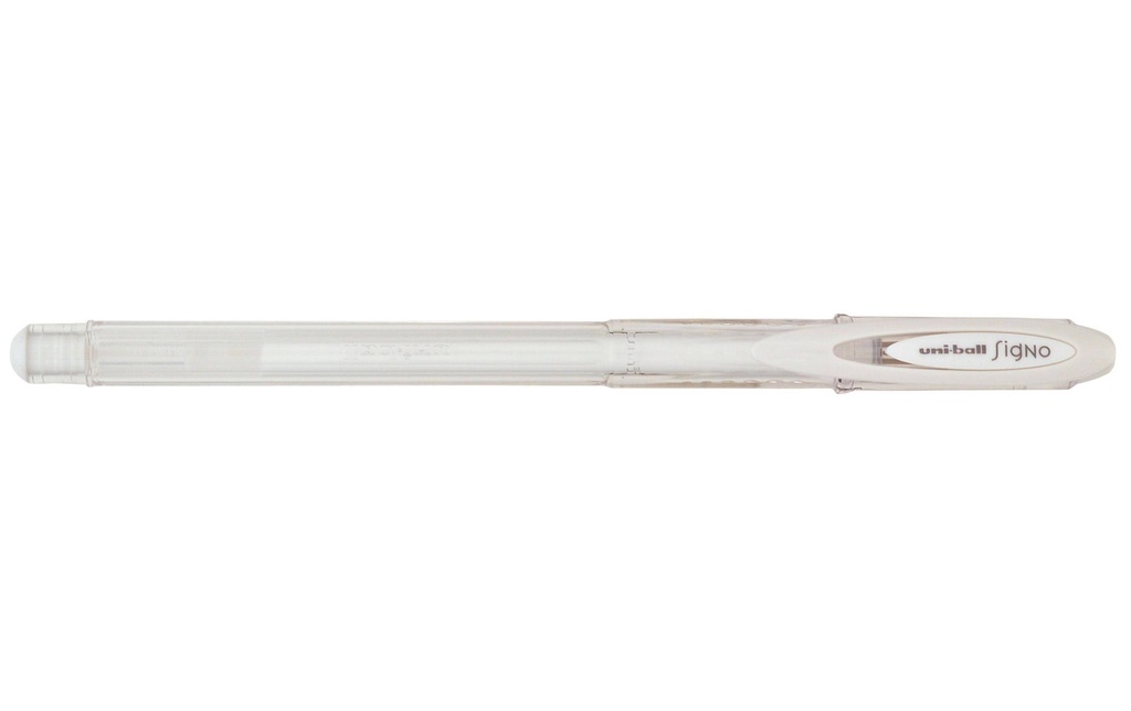 UNI-BALL Roller gel Signo 0.7 blanc pas
