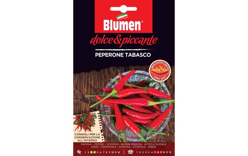 Blumen Semence Paprika Tabasco
