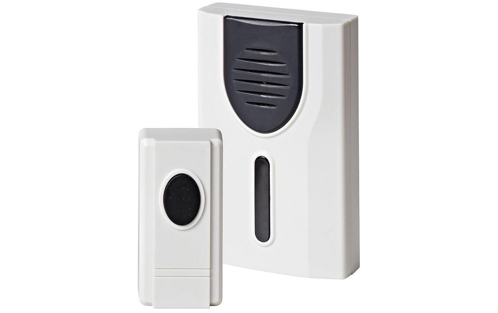 Heidemann Carillon de porte Basic-Set 85 dB, 75 m, Blanc