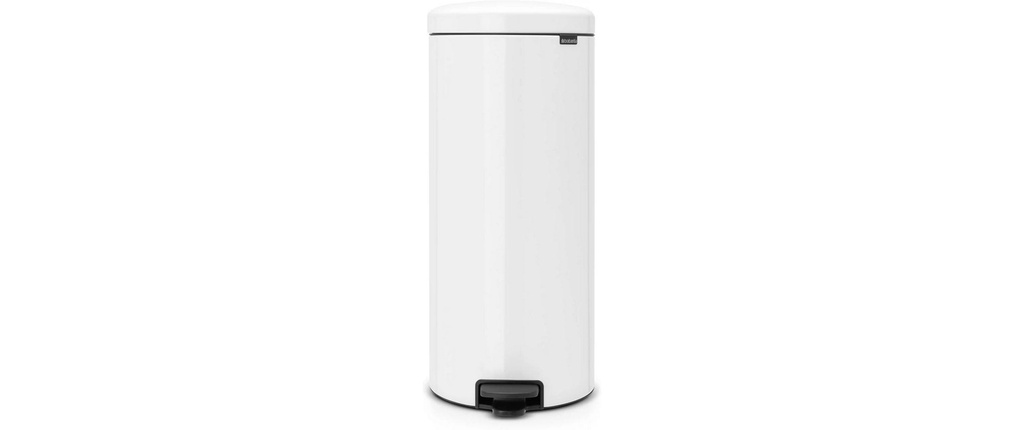 Brabantia Poubelle à pédale NewIcon 30 l, blanc