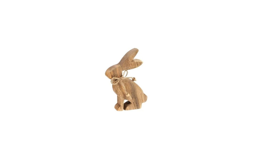 CHALET Présentoir Lapin Robin S 10 x 3 x 15 cm, Brun