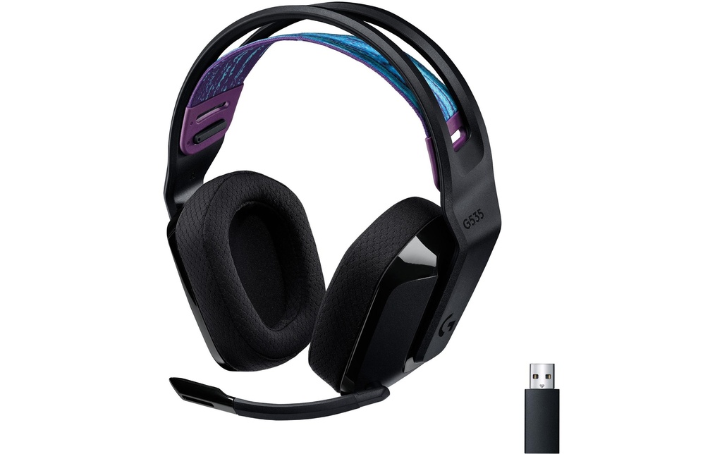 Logitech Casque gaming G535 Lightspeed Noir