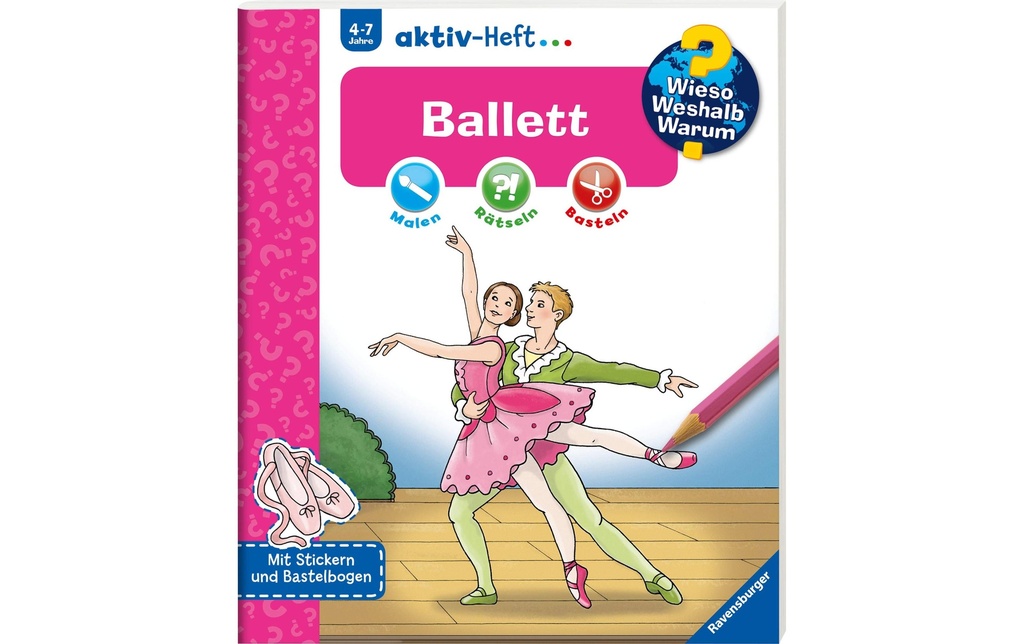 Ravensburger Livres pratiques pour enfants WWW Aktiv-Heft Ballett