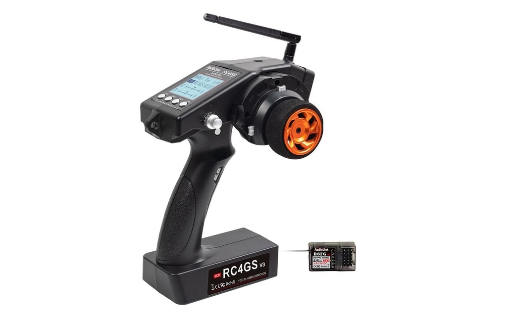 RadioLink Contrôle à distance RC4GS V3 2.4 GHz, 5 canaux, avec récepteur