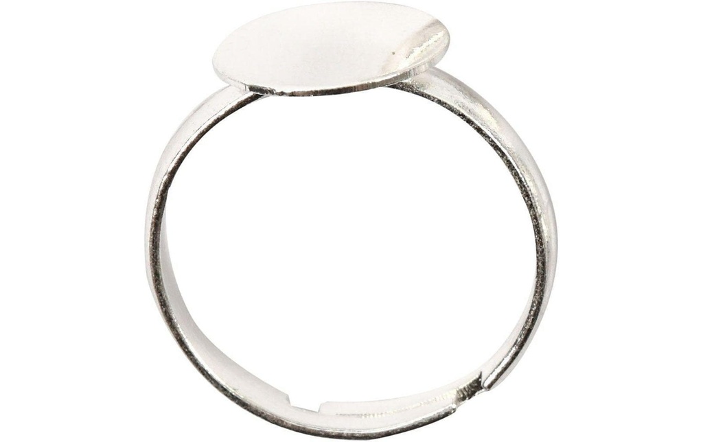 Creativ Company Bague Plaqué argent, 3 pcs.
