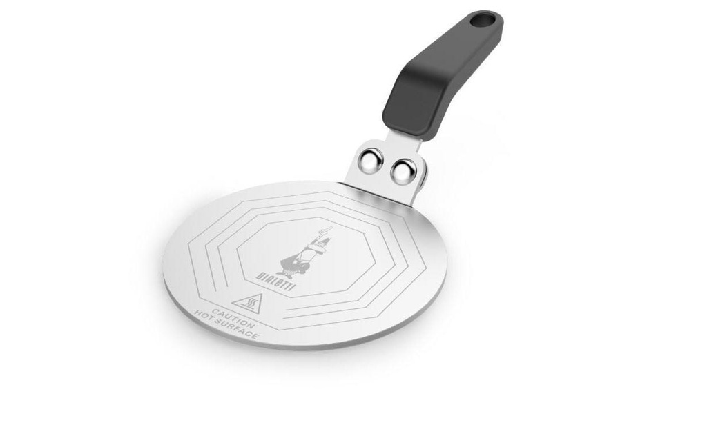 Bialetti Induktions-Adapterplatte Ø 13 cm Pot jusqu'à 6 tasses, noir