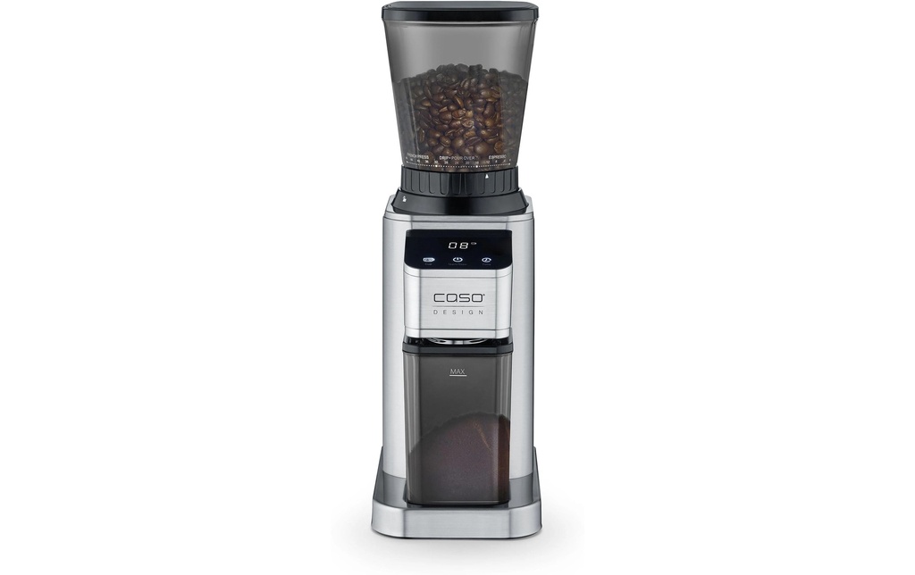 Caso Moulin à café Barista Chef Inox Argenté
