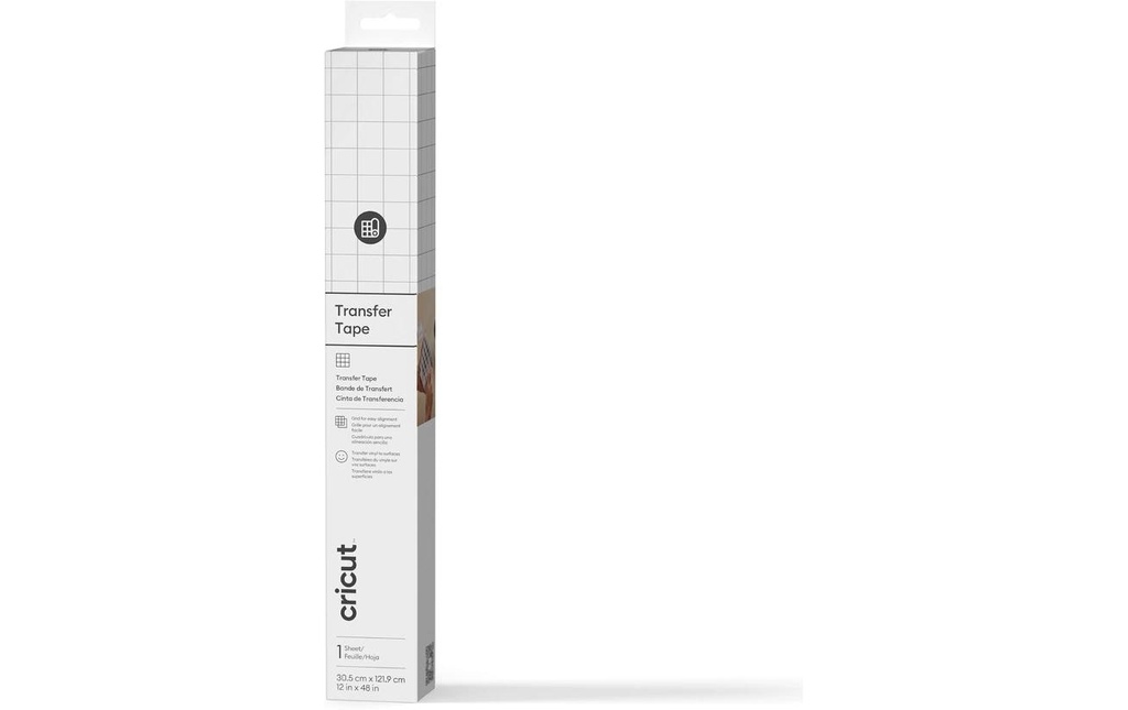 Cricut Film de transfert Clair 30.5 x 122 cm, 1 Pièce/s, Transparent