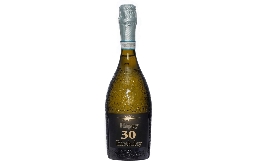 Dreams and Fantasy Idea regalo Prosecco dark Happy Birthday 30 750 ml
