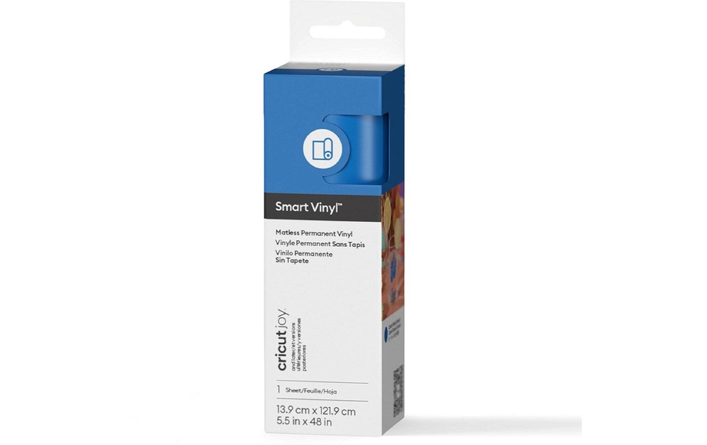 Cricut Film de vinyle Joy Permanent 13.9 x 121.9 cm, Bleu
