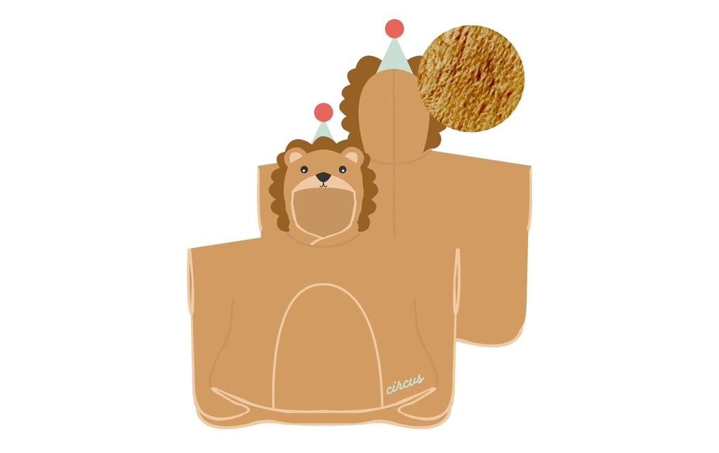 Chic Mic Poncho pour enfants – Lion