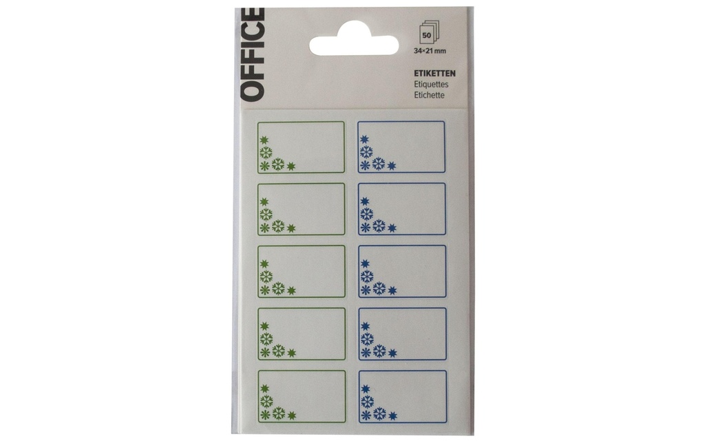 Office Étiquettes pour réfrigération 34 x 21 mm 50 pcs.