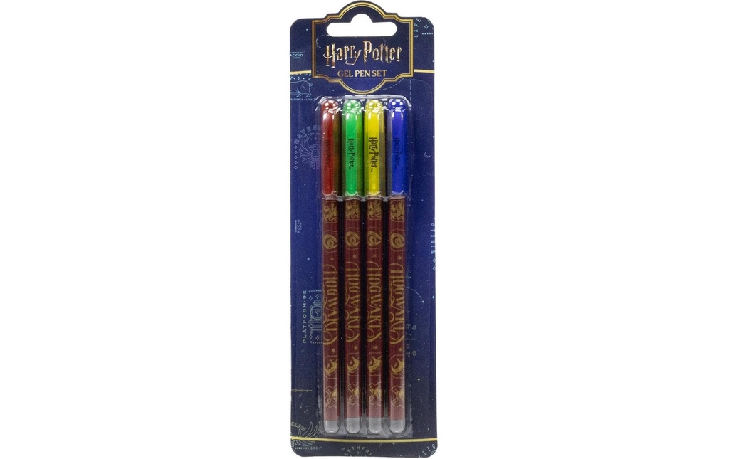 Thumbs Up! Stylo gel Harry Potter set de 4 lieux magiques Multicolore