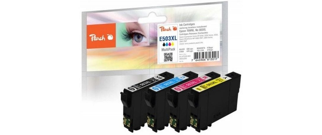 Peach Encre Epson T09R6, 503XL MP Magenta/Yellow/noir/Cyan
