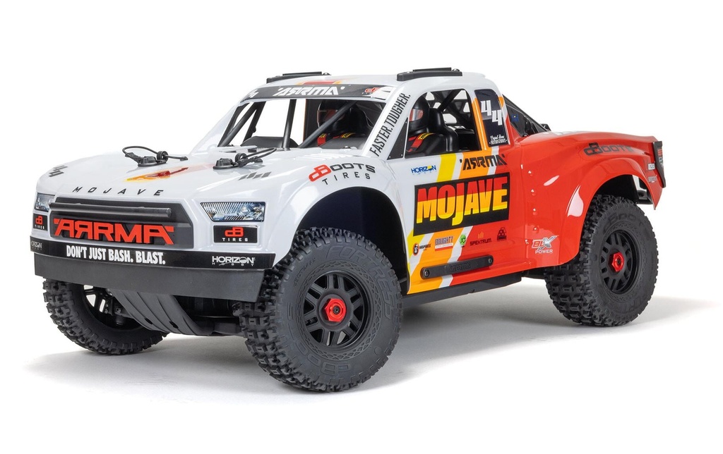 Arrma Short Course Truck Mojave 4x4 4S BLX Blanc, ARTR, 1:8