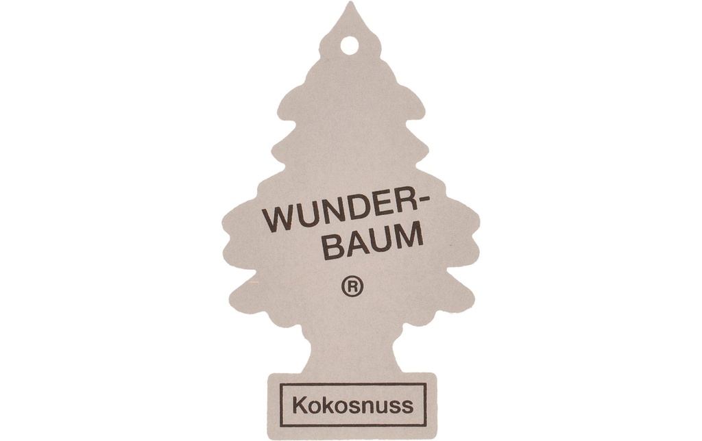 Wunderbaum Désodorisant pour voiture Coco