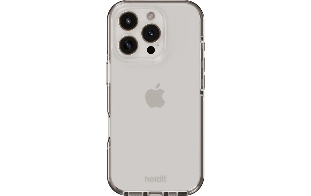 Holdit Coque arrière Seethru iPhone 16 Pro Max Blanc