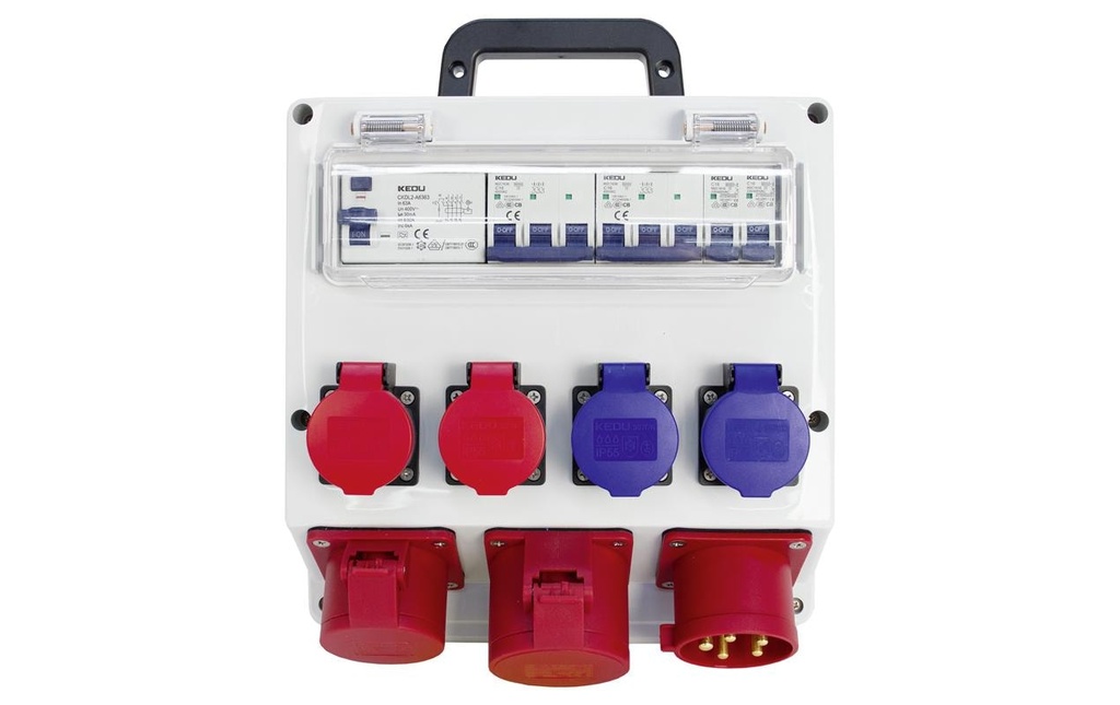 STEFFEN Distributeurs de chantier CEE32/5 32 A IP55 FI