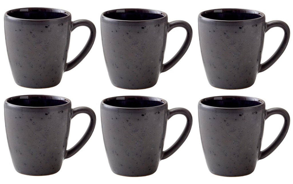 Bitz Tasse à café 190 ml, 6 Pièce/s, Noir/Bleu foncé