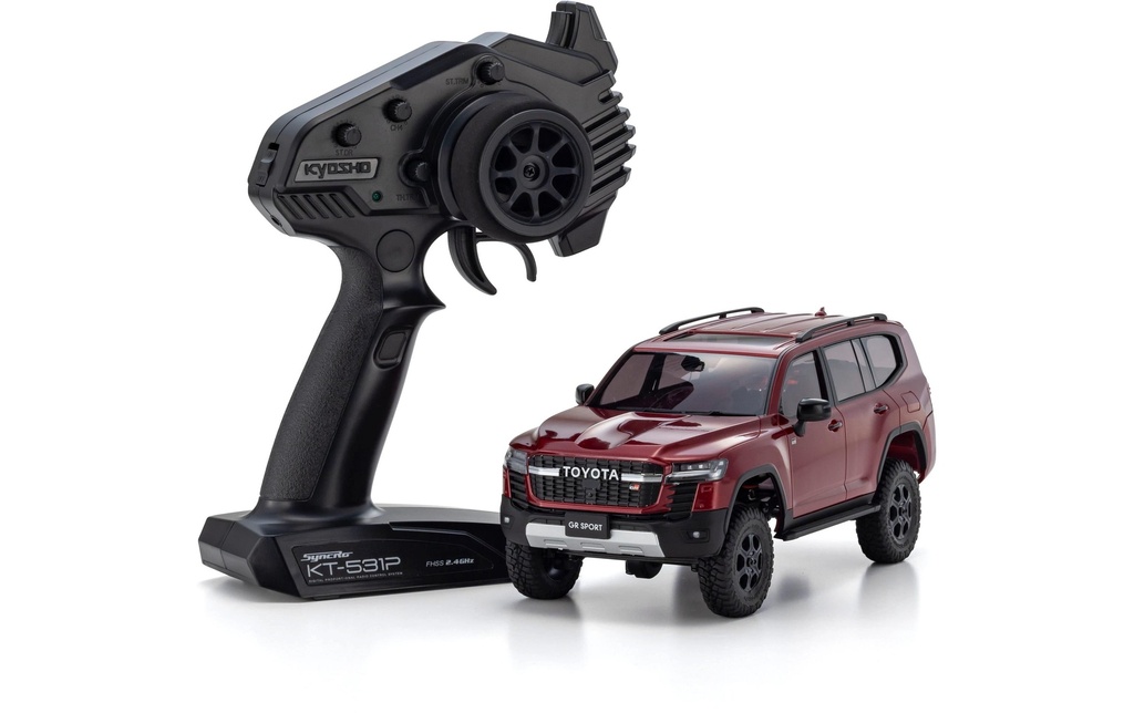 Kyosho Scale Crawler Land Cruiser GR Sports Rouge, 1:18