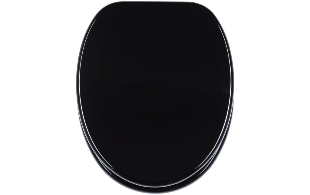 diaqua® Siège de toilette Bilbao Noir