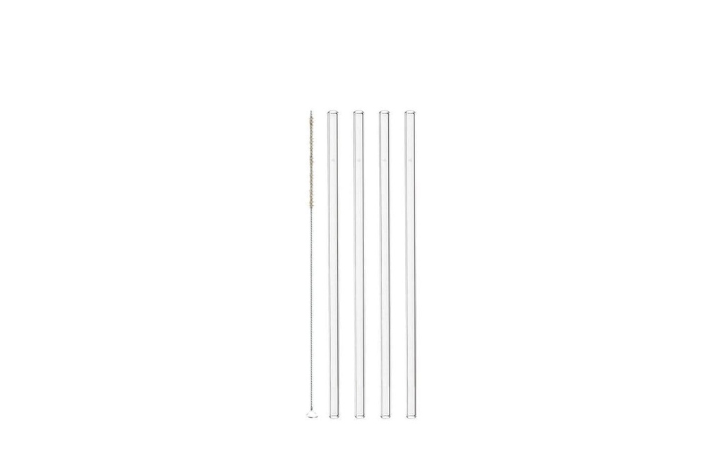 LEONARDO Paille Ciao 4 Pièce/s, Transparent, 15 cm