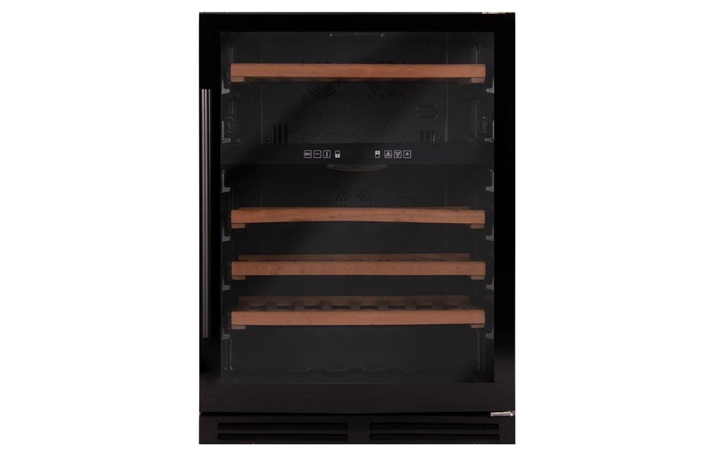 Kibernetik Armoire de mise en température pour le vin Bodega BWS83 Noir, Droite