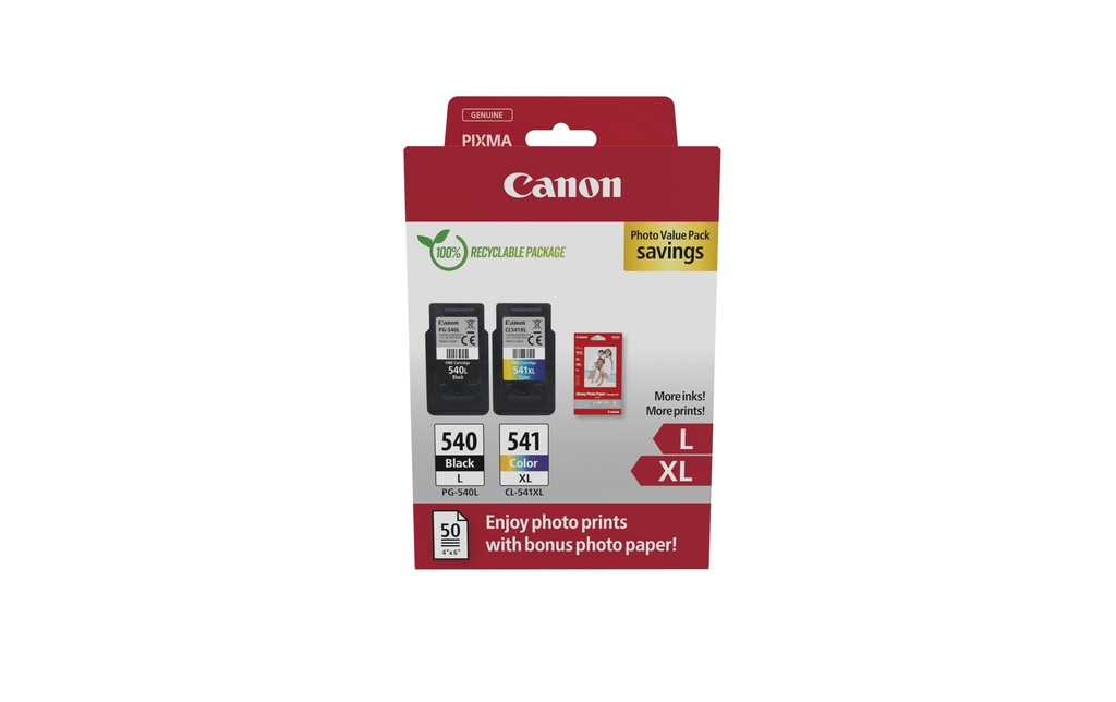 Canon Encre PG-540L/CL-541XL BK/C/M/Y