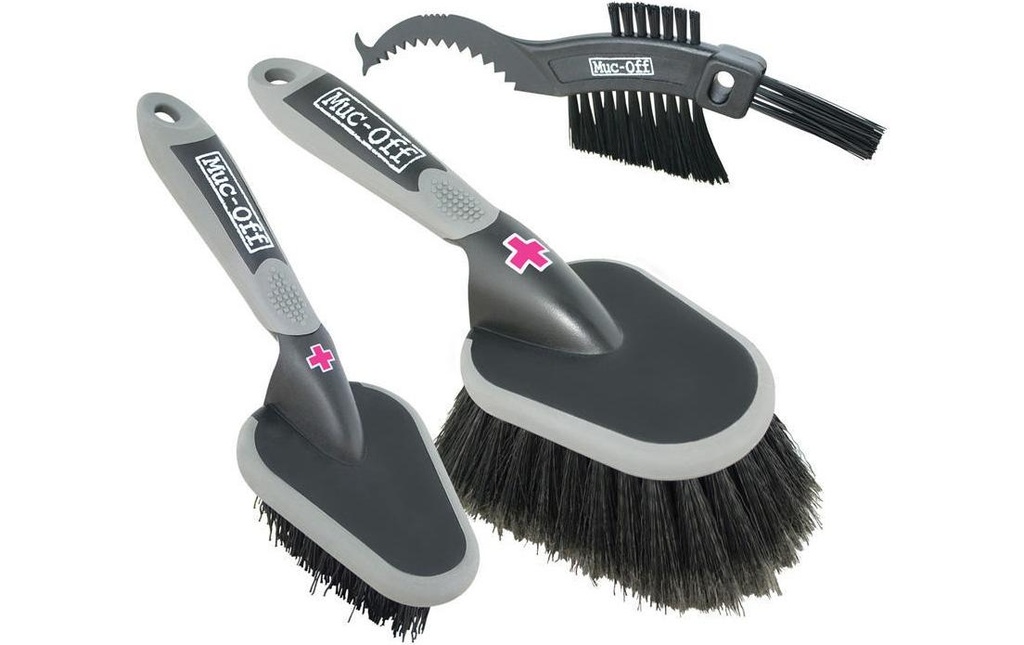 Muc-Off Brosse de nettoyage 3x Premium Brush Set