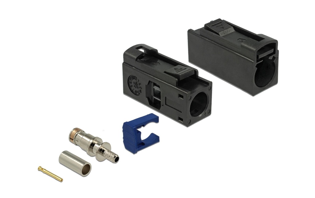 Delock Adaptateur d’antenne à sertir, FAKRA A Douille (f) - Ouvert Ouvert