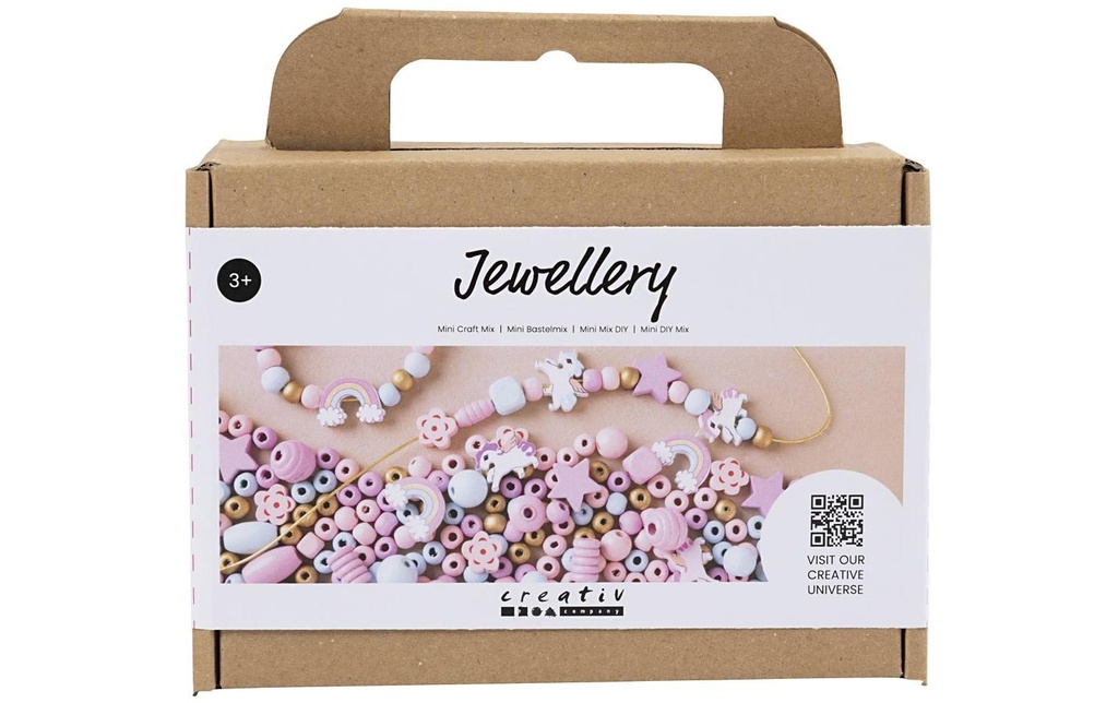 Creativ Company Kits de bricolage pour bijoux Mini Couleurs pastel