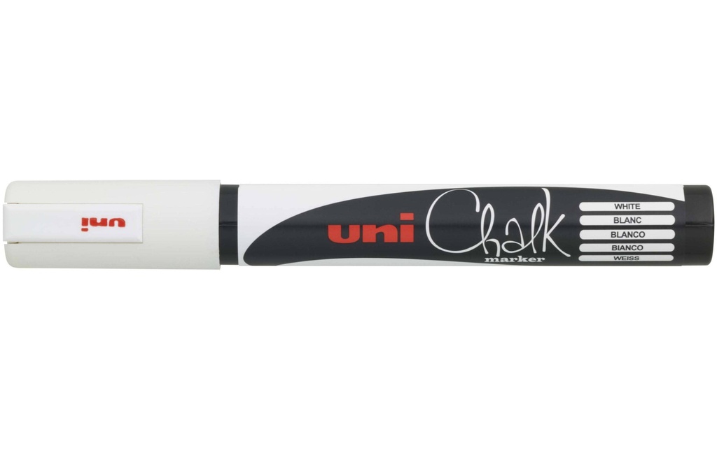 UNI-BALL Marqueur craie 1.8-2.5 blanc