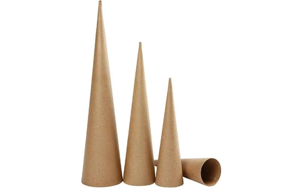 Creativ Company Cône en carton 3 pièces