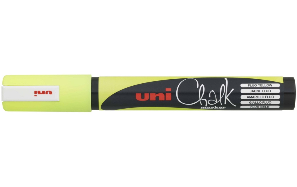 [258505001] UNI-BALL Marqueur craie 1.8-2.5 jaune