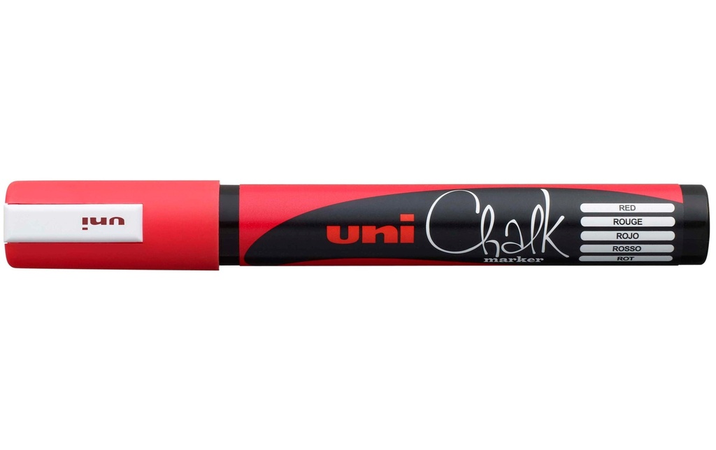 UNI-BALL Marqueur craie 1.8-2.5 rouge