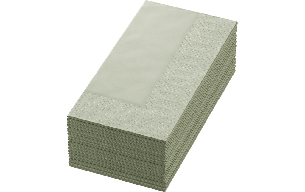 Duni Serviettes en papier Tissue 40 cm x 40 cm, 250 Pièce/s, Pistache