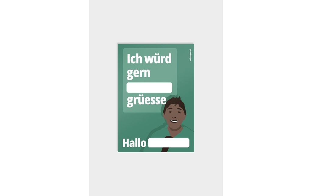 Swissmeme Autocollant: Bonjour père, Bonjour mère