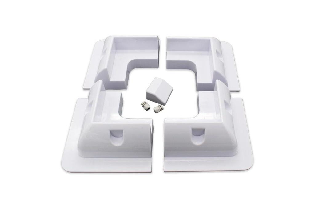 Swaytronic Kits de montage Système solaire ABS, Blanc, 5 pièces
