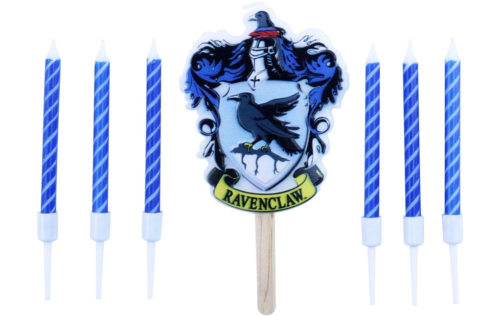 PME Ensemble de bougies Harry Potter, maison de Ravenclaw 7 Pièce/s