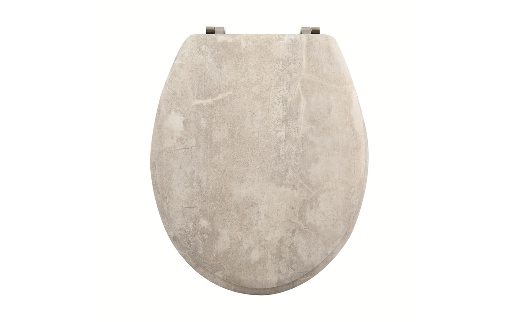 MSV Siège de toilette Gris