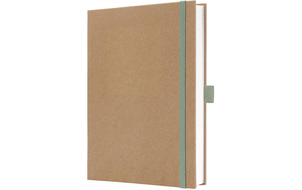 Jolie Bloc-notes Menthe pure, A5, Vierge, Brun/Menthe