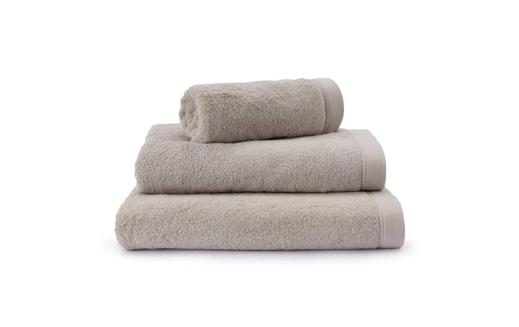 Urbanara Set de linge éponge Faia 4 pièces, Gris roche