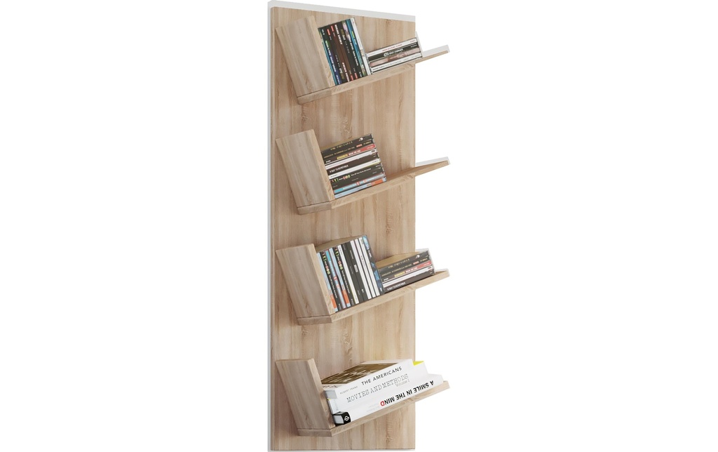 VCM Étagère murale Lansi 33 x 90 cm, Chêne