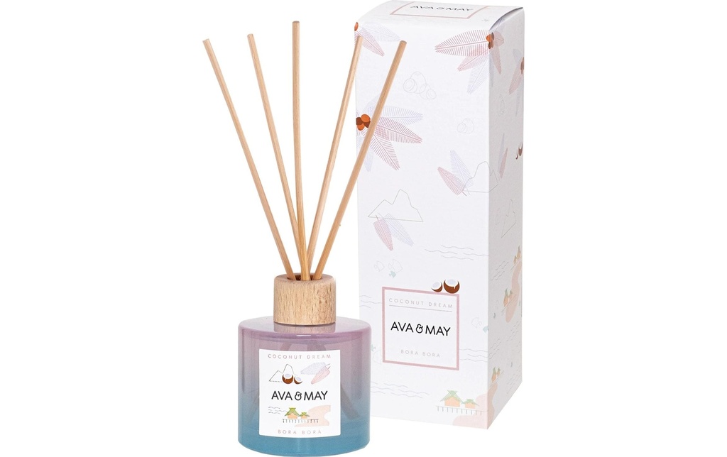 AVA & MAY Bâtonnets parfumés Bora Bora 100 ml