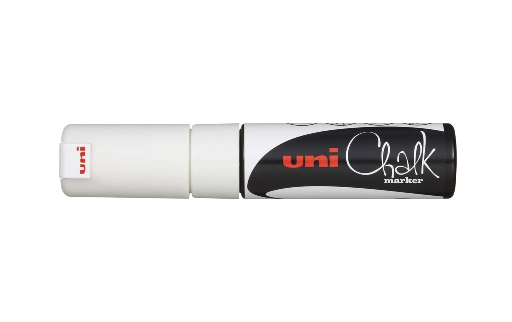 UNI-BALL Marqueur craie 8mm blanc